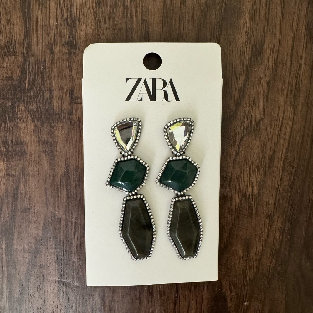 Zara stone earring